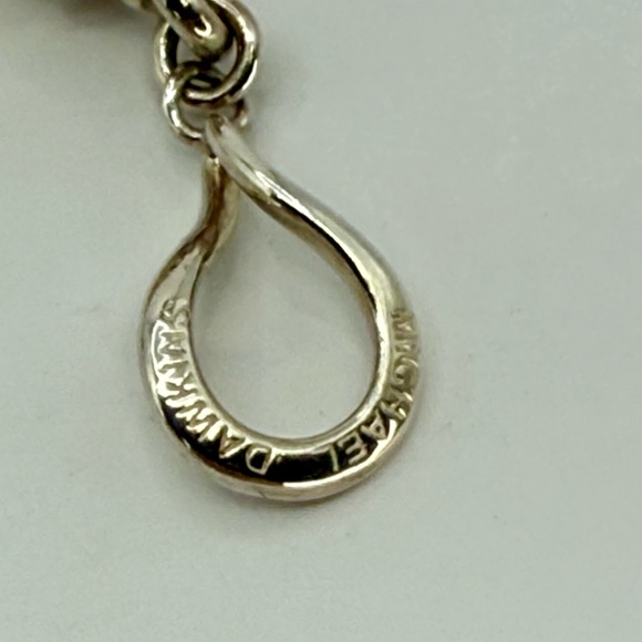 Michael Dawkins Sterling Silver Multi-Shape Cultured Pearl Bracelet Sz 8 Signed - Picture 6 of 14